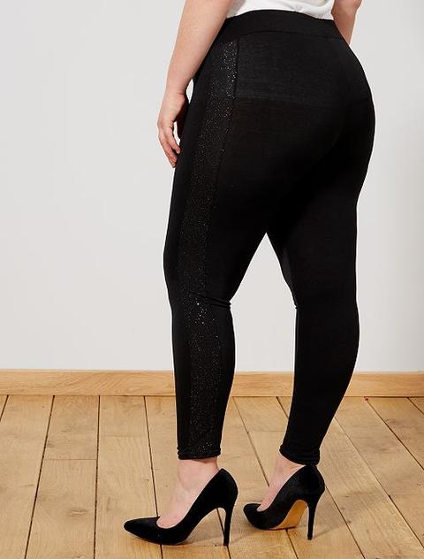 Legging Con Bandas Brillantes