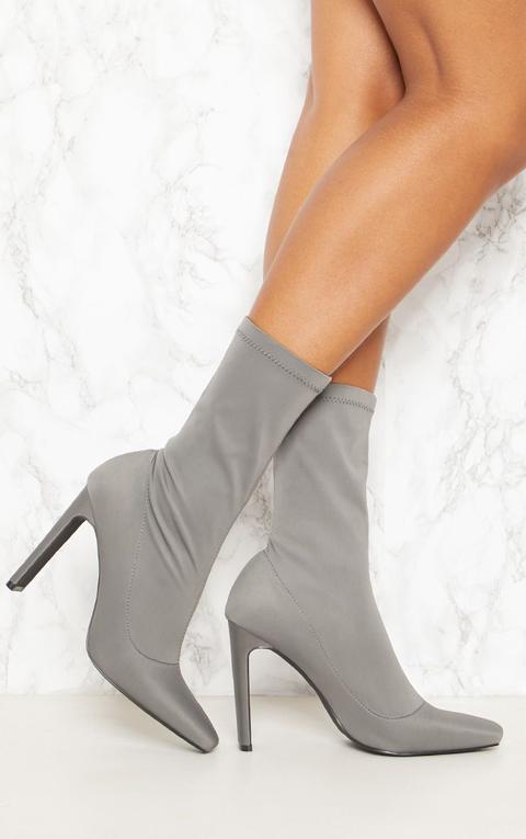 charcoal gray ankle boots