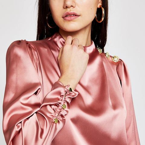 Satin blouse 2025 river island