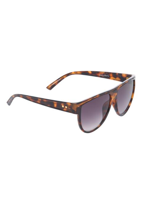 brown leopard print sunglasses