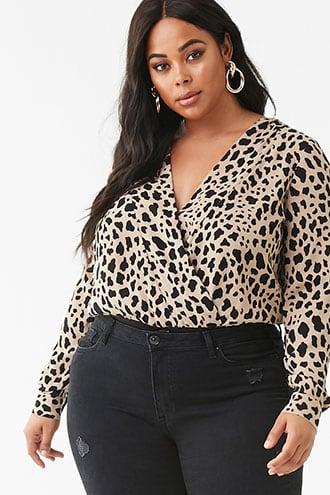 leopard print bodysuit forever 21