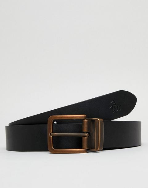 Original Penguin - Cintura Skinny Nera - Nero