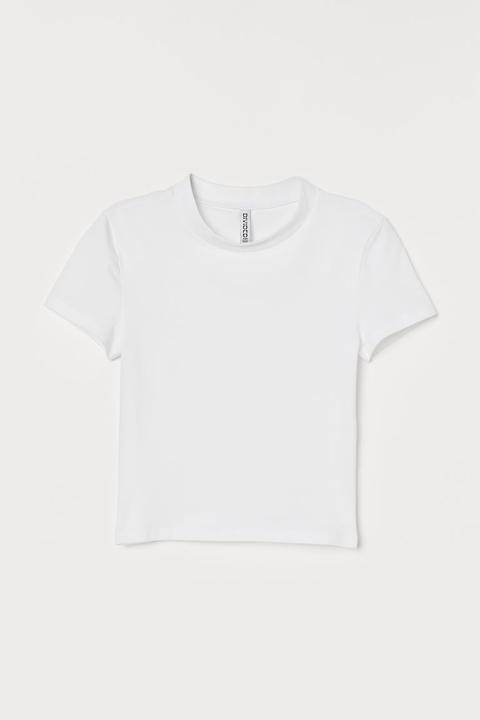 Camiseta Corta - Blanco