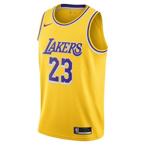 Lebron James Lakers Icon Edition 2020 Camiseta Nike Nba Swingman - Amarillo