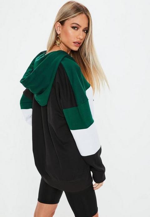 Missguided colour outlet block hoodie