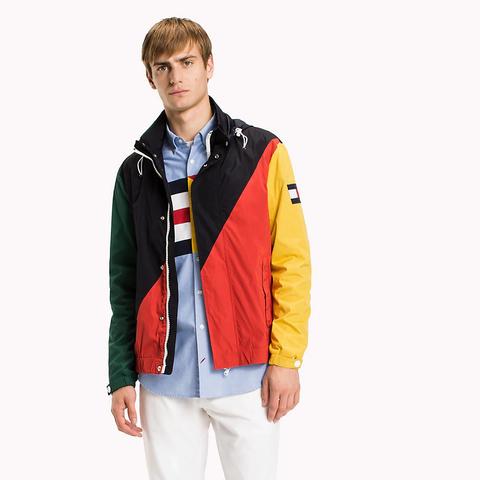 tommy hilfiger colorblock sailing jacket