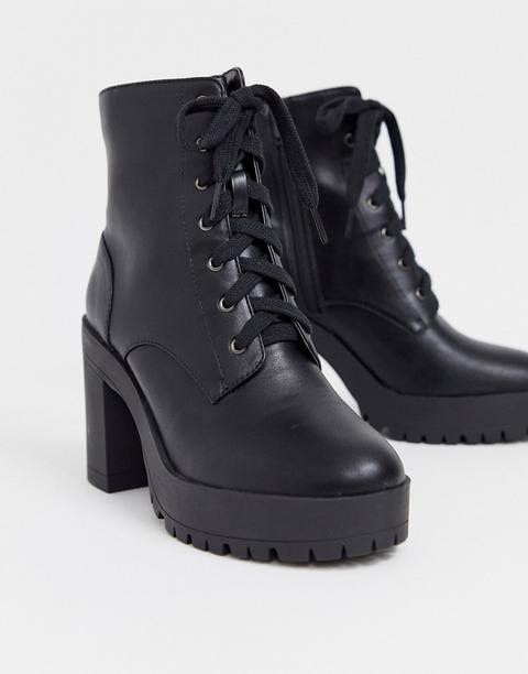bottines lacets plateforme