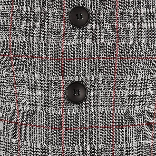 river island check pinafore