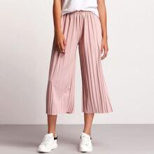 Pantalón Cintura Elástica Plisado