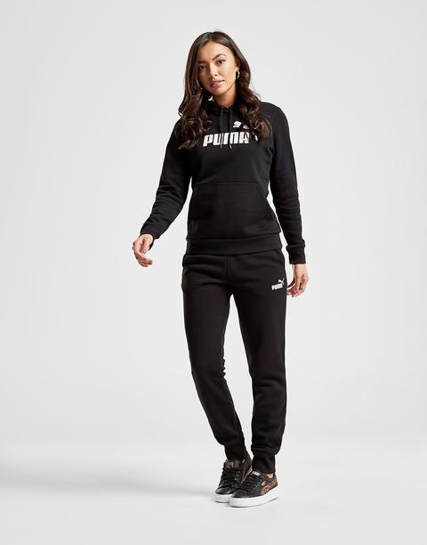Puma Core Fleece Track Pants - Black 