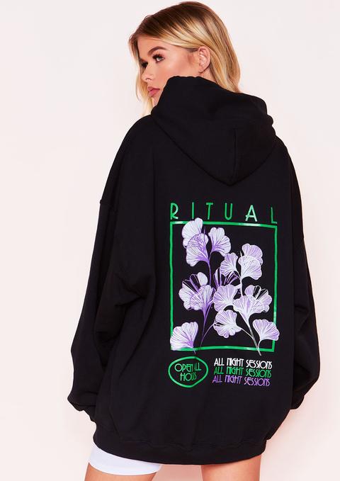 graphic oversized hoodie