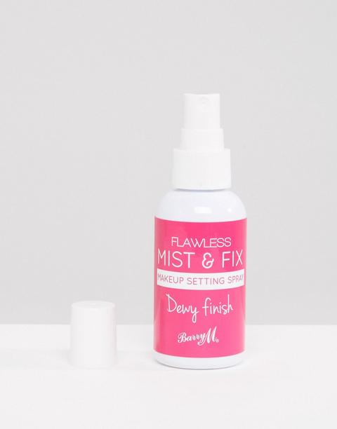 Espray Fijador De Maquillaje De Efecto Brillo Mist & Fix De 50 Ml De Barry M