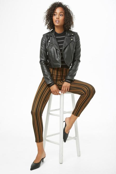 Pantalón Rayas Tiro Alto