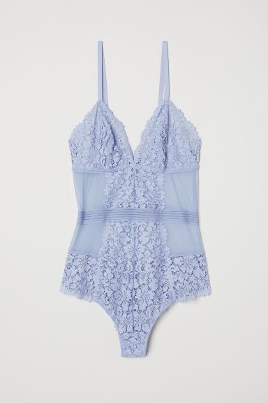 H & M - Body In Pizzo - Blu