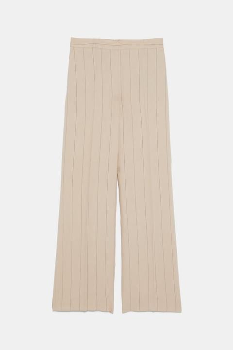 Striped Palazzo Trousers