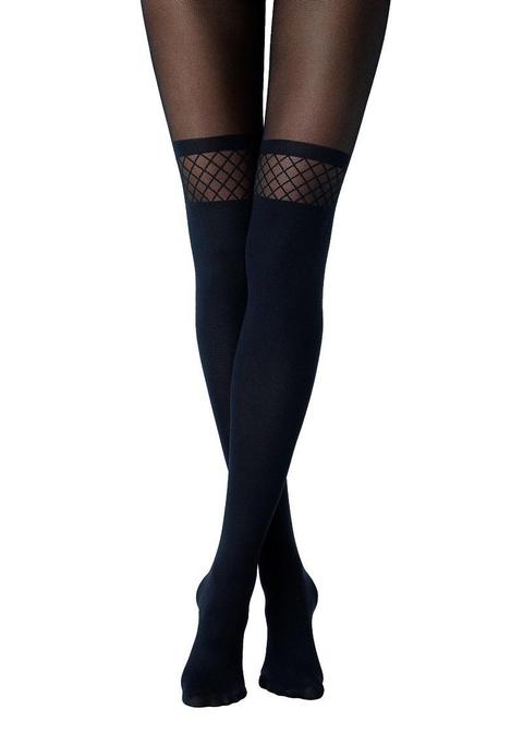 Pantys A La Rodilla Motivo Malla
