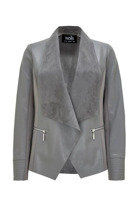 grey waterfall jacket