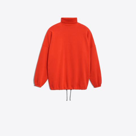 Brushed Felt Turtle Neck Sweater