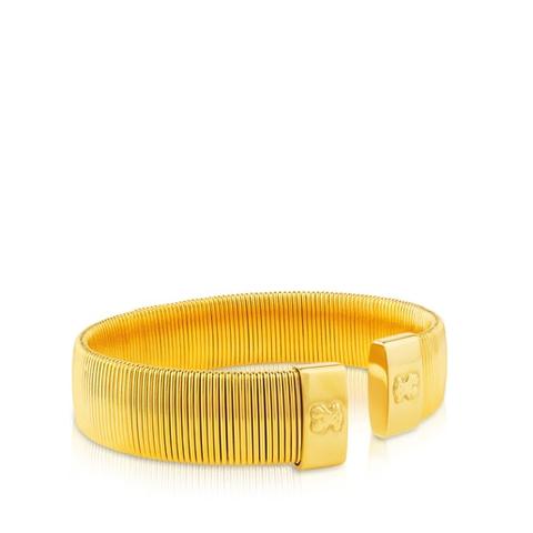 Pulsera De Acero Dorado Bulevar