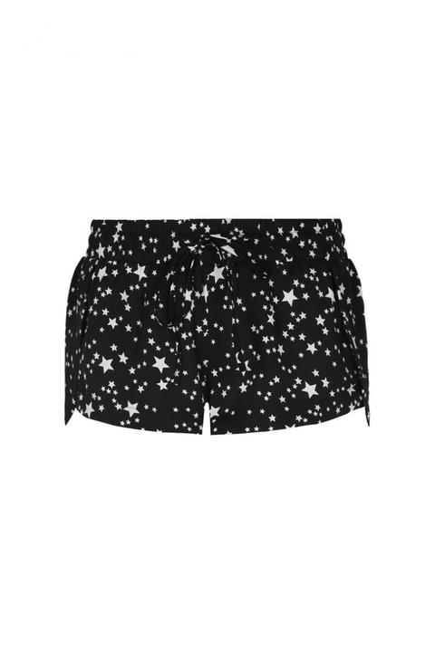 Pantaloncini Neri Con Stelle