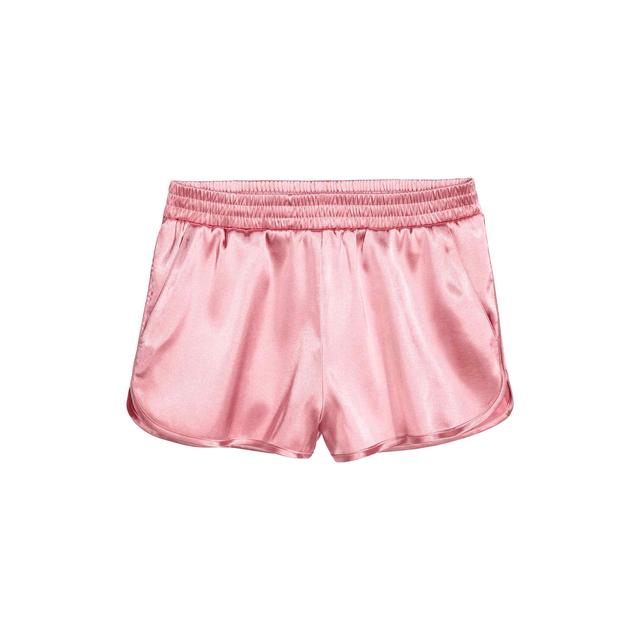 h&m satin shorts