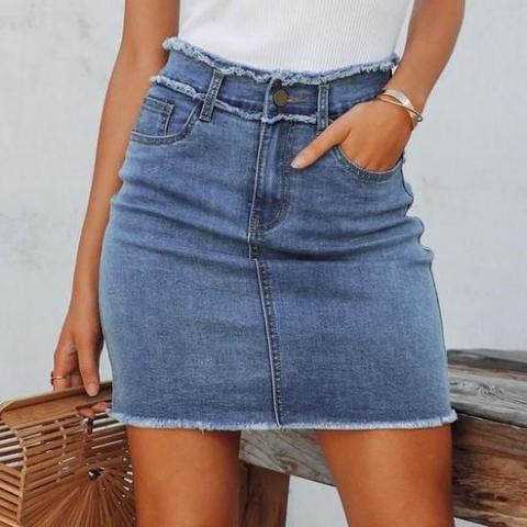 Gonna Mimy Corta Di Jeans