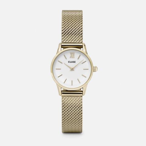 La Vedette Mesh Gold/white