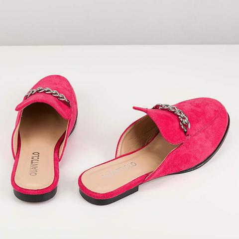 Shelley - Loafers In Fuchsia Suede