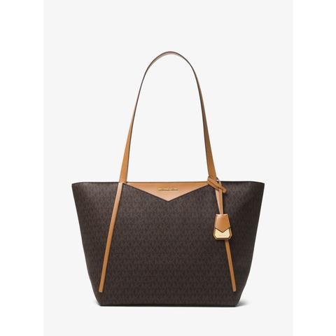 Mkbolso Tote Whitney Grande Con Logotipo - Marrón(marrón) - Michael Kors