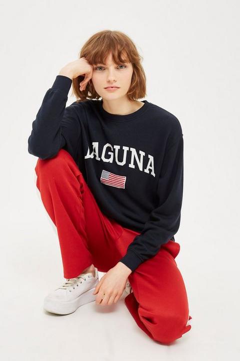 Womens Laguna Sloppy Sweat By Tee & Cake - Navy Blue, Navy Blue