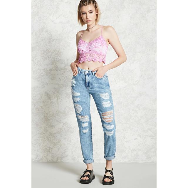 distressed boyfriend jeans forever 21