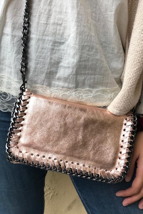 Bolso Stella Rose Gold - Natural By Lila