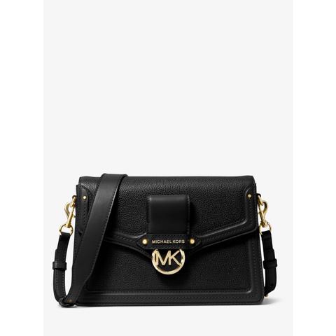 Bolso De Hombro Jessie Grande De Piel Granulada