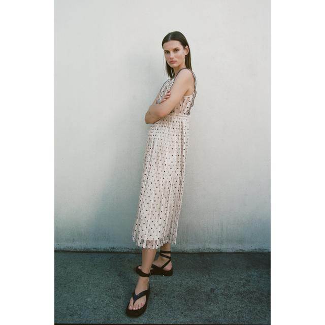 zara robe transparente