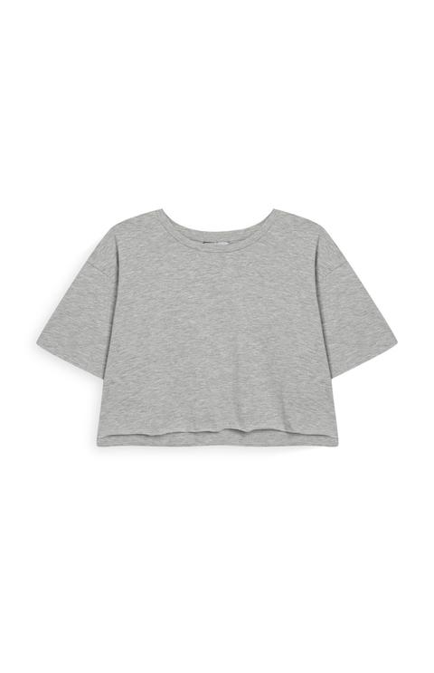 Camiseta Corta Gris