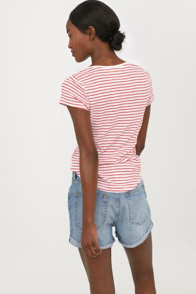 Camiseta De Punto Con Rayas