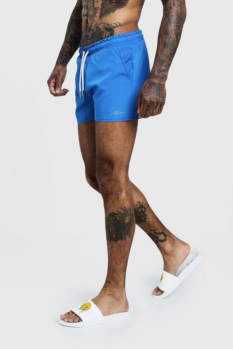 Man Signature Swim Short In Short Length