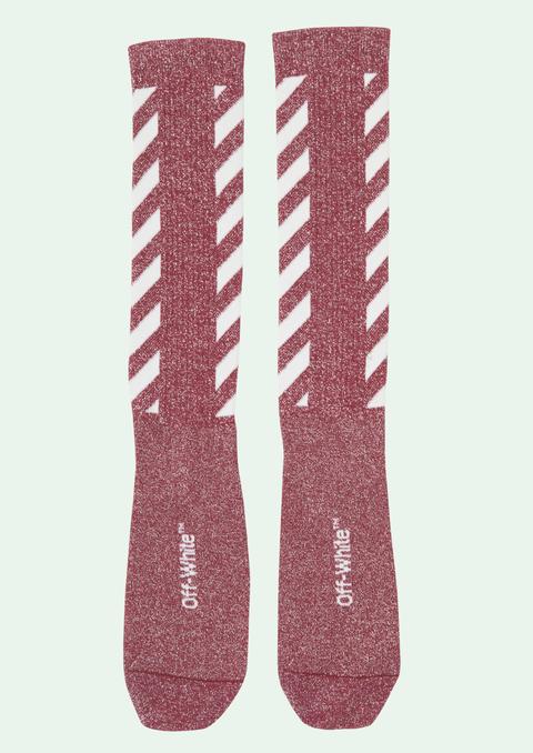 off white socks red