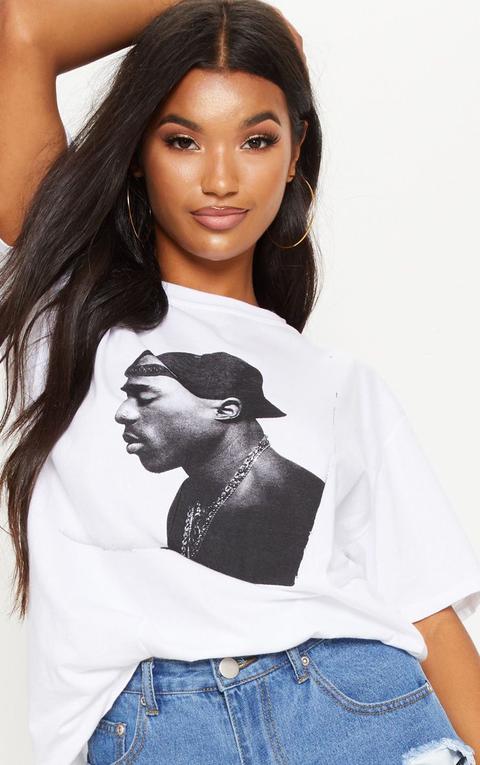 white tupac t shirt