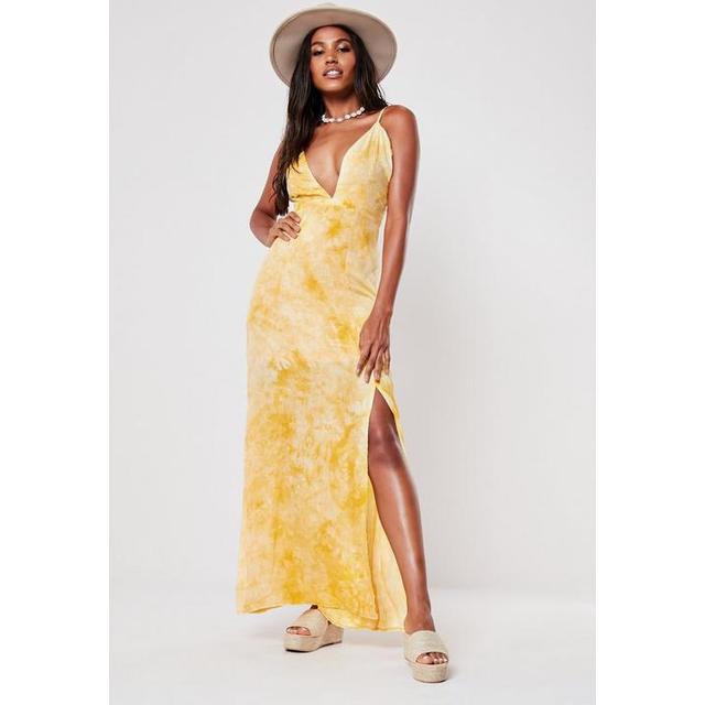 missguided plunge maxi dress