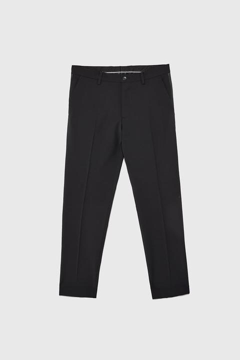 Pantaloni Smoking Con Striscia Laterale