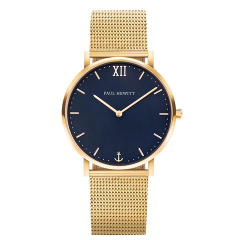 Reloj Sailor Line Blue Lagoon Ip Oro Correa Mesh Ip Oro