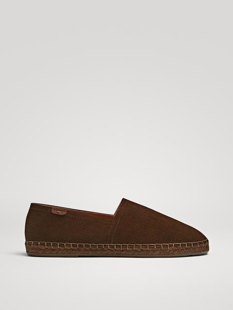 leder espadrilles