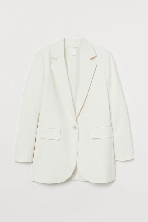 Blazer Droit - Blanc