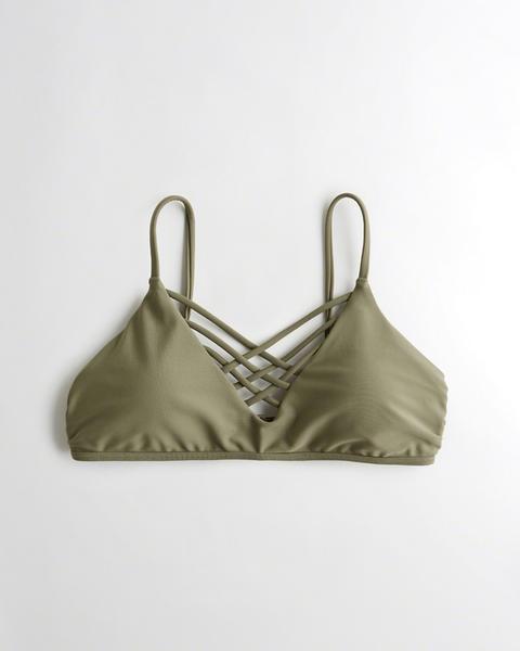 Strappy Scoop Bikini Top from Hollister 