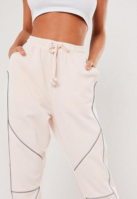 Reflective store joggers missguided