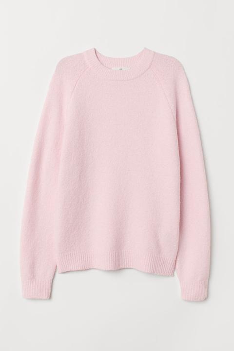 H & M - Jersey De Punto Fino - Rosa