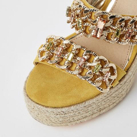 espadrille block heel sandals