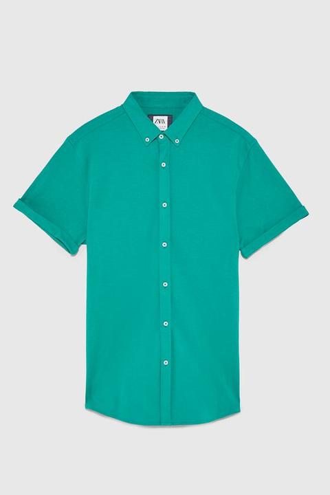 Camisa Estructura Piqué