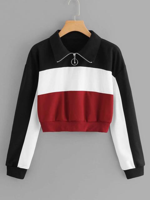 Sudadera Color Block